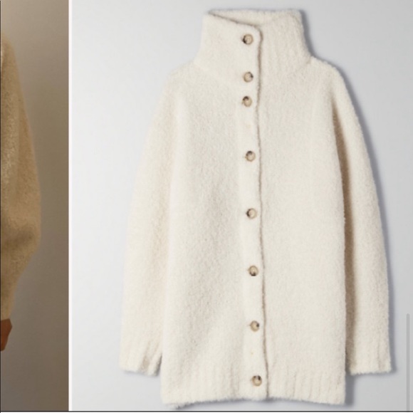 Aritzia Wilfred Oversized Alpaca Cardigan - Picture 5 of 13